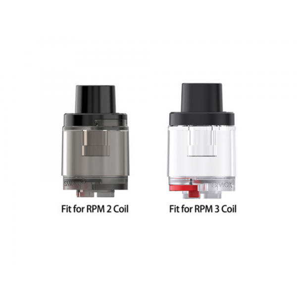 Smok RPM 100 Empty Replacement Pod For RPM2/RPM3 Coils (Not Included) - 3 Pack